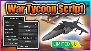 UGC LIMITED War Tycoon Script  Auto Tycoon Oil Airdrop Harrier Jump Jet Plushy [upl. by Assenna]