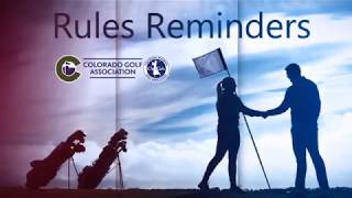 CGA 2019 Rules Reminders Episode 2  The flagstick in or out [upl. by Laicram559]