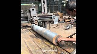 Manufacturing process of industrial shaft for steel mill in 3rd world [upl. by Huei]