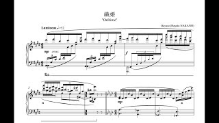 quotOrihimequot for pianoHayata21yo🇯🇵 score video [upl. by Namaan]