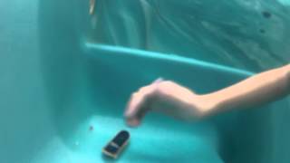 tech deck under water [upl. by Nauquf]