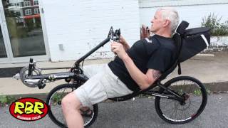 A look at the Performer folding FWD recumbent bike [upl. by Annad]