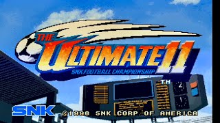 The Ultimate 11 SNK Football Championship 1CC Neogeo MVS QHD [upl. by Godrich]