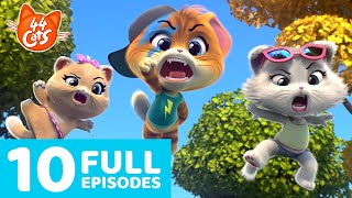 44 Cats  10 Full Episodes 🧶🐈  Meowtiful Compilation from Season 1 2 [upl. by Jacoby226]