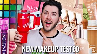 Testing NEW over hyped Makeup launches whats worth the money [upl. by Uttica353]