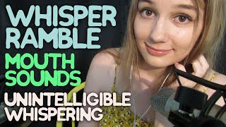 ASMR DEEP INTENSE BINAURAL Whisper Ramble amp Unintelligible amp Mouth Sounds amp Scratching [upl. by Mera]