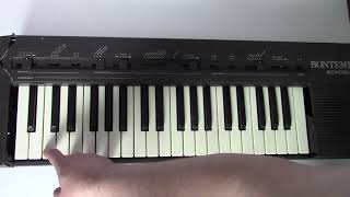 1980 Bontempi Minstrel Beta Mini Organ amp Analog Drum Machine [upl. by Ees]