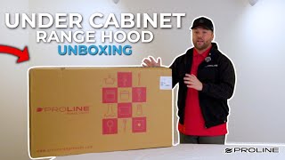 Proline Range Hoods PLJW 185 Unboxing Video [upl. by Iccir]