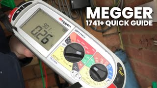 An idiots guide to Megger 1741 MFT [upl. by Nylatsyrc]