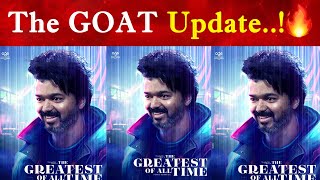 The Goat Update  Thalapathy Vijay  Venkat Prabhu [upl. by Calvin337]