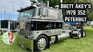 Brett Akey’s 1978 352 Peterbilt Cabover Truck Tour  Beautiful Blend of Original amp Modern [upl. by Beka411]