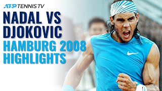 Rafa Nadal vs Novak Djokovic BRILLIANT Hamburg 2008 SemiFinal  Classic Tennis Highlights [upl. by Orimar]