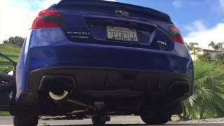 Tomei Catback Clips  2016 WRX [upl. by Lucio559]