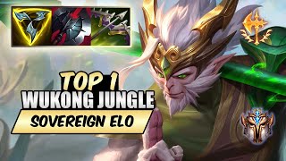 Wild Rift Wukong TOP 1 jungle  S13 rank game  build [upl. by Ettesyl]