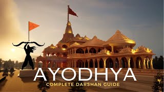 Ram Mandir Ayodhya  Ayodhya Tourist Places  Ayodhya Complete Darshan Guide  Ayodhya Ram Mandir [upl. by Aicercal]