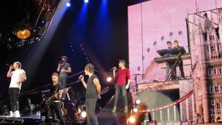 One Direction in Concert singing Cmon Cmon at Mandalay Bay Las Vegas 8313 [upl. by Adgam794]