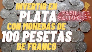 🥇🥈🥉100 Pesetas Franco 1966 PLATA JUNK SILVER Fechas y variantes VALIOSAS [upl. by Hemetaf347]