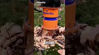 This AWESOME Attachment Can Remove Stumps In seconds STUMP machine satisfying [upl. by Anyahs]