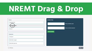 NREMT New Questions Drag and Drop [upl. by Ganiats]