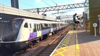 Elizabeth line train at Stratford station [upl. by Rechaba330]