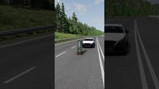 Mercedes Maybach vs Road Bollard – Strength Test Showdown [upl. by Marje11]