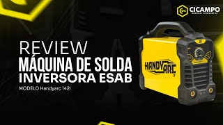 Inversora de Solda ESAB HandyARC 142i 743464 Monofasica 220V [upl. by Ocimad670]