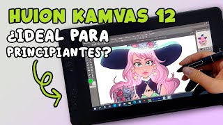 La tableta con pantalla más barata  REVIEW Huion Kamvas 12  Tableta gráfica para dibujar [upl. by Enitsua]