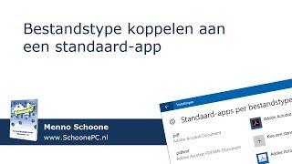 Standaard apps in Windows 10 bestandstype koppelen aan een standaardapp [upl. by Mastic]