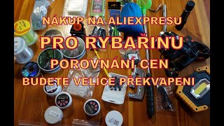 Rybaření 2019 NÁKUP NA ALIEXPRESSU I PRO RYBAŘINU [upl. by Svetlana780]