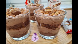 Nutella Dessert im Glas super schnell und einfach vorbereitet [upl. by Rosenblast]