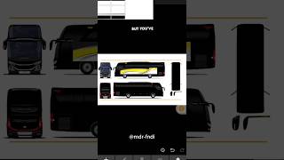 Share template Jetbus 3 Facelift  Design livery bus bismania buspariwisata bussid [upl. by Tullus]