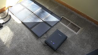 ChargeTech Solar Panel Unboxing Solar Panel Charger for AC Battery Packs [upl. by Brower656]