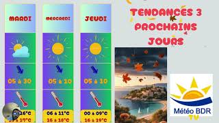 Tendance météo de mardi mercredi et jeudi [upl. by Gearalt]