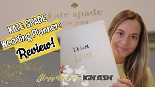 Review of the Kate Spade Wedding Planning Binder  Wedding Planner  Getting Married Mondays [upl. by Lednam]