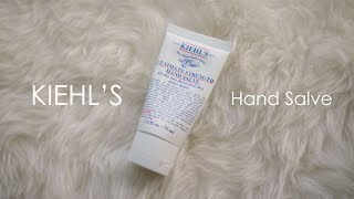 KIEHLS Ultimate Strength Hand Salve  Hydrate those wellwashed hands [upl. by Nagey]