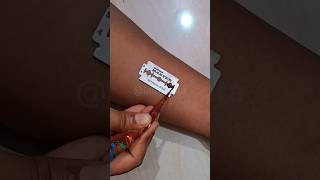 Shaving Blade Mehndi Design mehndi mehndidesign viral viralshort shorts tranding bridal vlog [upl. by Rahm]