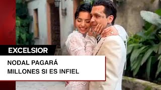 Esta es la suma millonaria que Christian Nodal le pagará a Ángela Aguilar si le es infiel [upl. by Ahselrak]