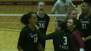 NCCU VB vs UMES highlights 2024 [upl. by Ahsita570]