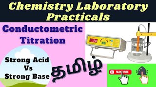 Conductometric Titration of Strong Acid Vs Strong Base  Chemistry Trending  In Tamil [upl. by Ignace933]