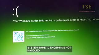 Automatic repair failed with stop code SYSTEM SERVICE EXCEPTION Windows 10 [upl. by Broucek]