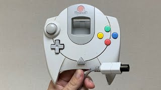 Sega Dreamcast Controller Teardown Cable Replacement and Clean [upl. by Llib930]