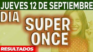 Resultado del SUPER ONCE Sorteo 1 Sorteo 2 y Sorteo 3 del Jueves 12 de Septiembre del 2024 [upl. by Zakaria]