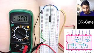 Verification of OR Gate using IC 7432 [upl. by Fulvia]