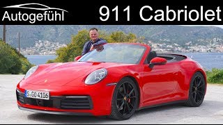 Porsche 911 Cabriolet FULL REVIEW allnew 992 Convertible  Autogefühl [upl. by Pevzner867]