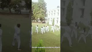 karate  karate champion academy aligarh karate [upl. by Zelda6]