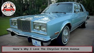 The Chrysler Fifth Avenue Was More Than Just Empty Bling and I Love It [upl. by Outlaw]