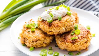 How to Make Perfectly Easy Crab Cakes  The Stay At Home Chef [upl. by Ernesta]