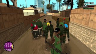 Grove vs Ballas Grand theft auto san andreas [upl. by Siskind529]