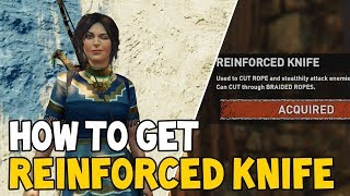 How To Get The REINFORCED KNIFE Guide In Shadow Of The Tomb Raider [upl. by Adnicul]