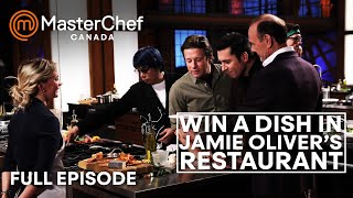 Jamie Oliver in the MasterChef Canada House  S04 E06  Full Episode  MasterChef World [upl. by Atirehc]